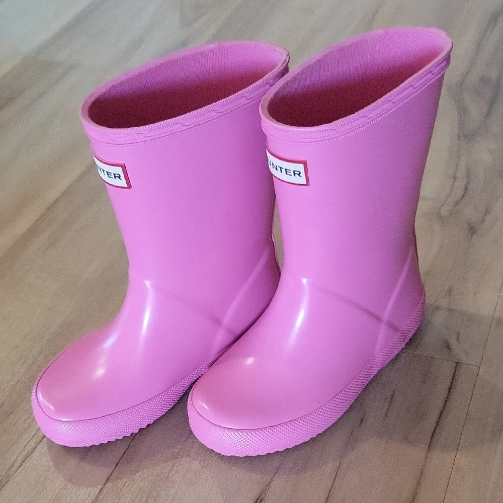 Hunter Fuchsia Waterproof Boots - Picture 5 of 8